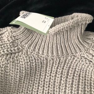 H&M Gray Roll Neck Sweater